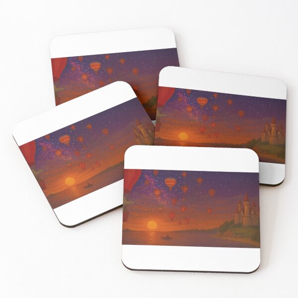 Item preview, Elephant over a Sunset Sea designed and sold by Oroborus2233.