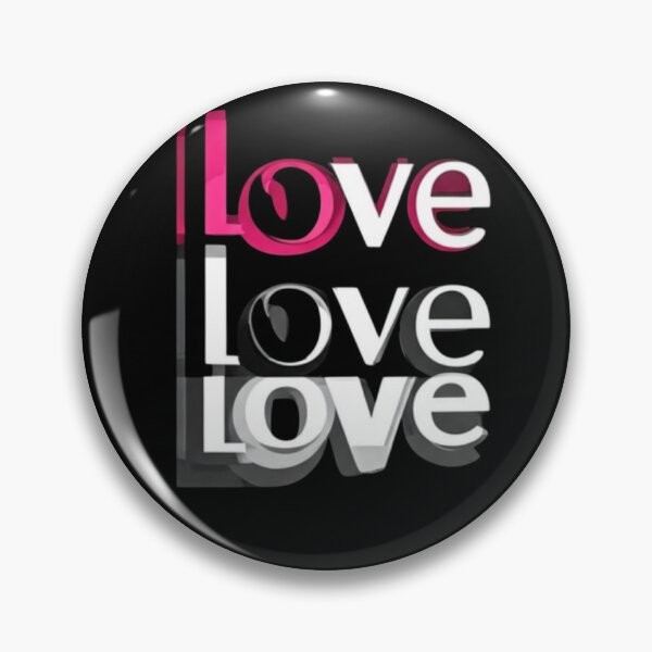 Item preview, LOVE – Modern Minimalist Typography Design with Magenta and White Overlapping Text designed and sold by PixelVibe782.