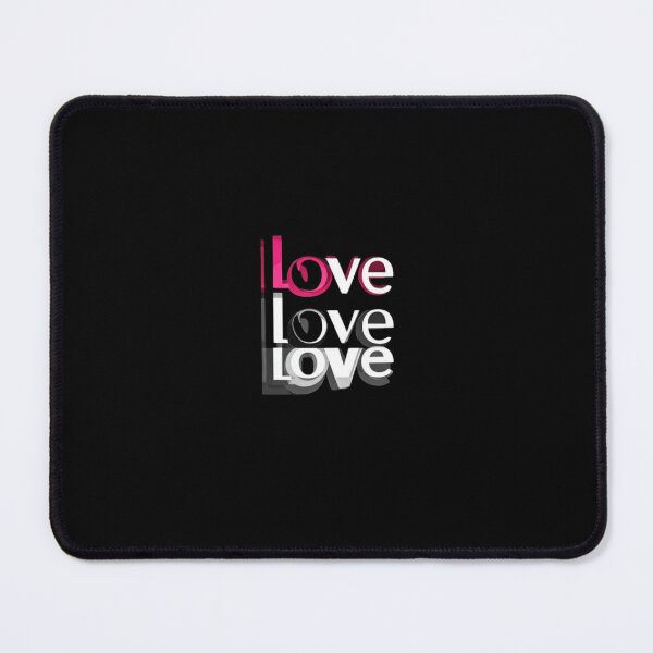 Item preview, LOVE – Modern Minimalist Typography Design with Magenta and White Overlapping Text designed and sold by PixelVibe782.