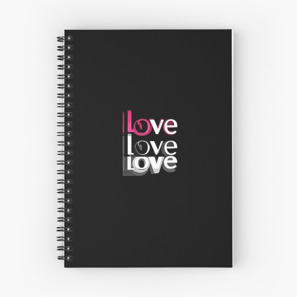 Item preview, LOVE – Modern Minimalist Typography Design with Magenta and White Overlapping Text designed and sold by PixelVibe782.