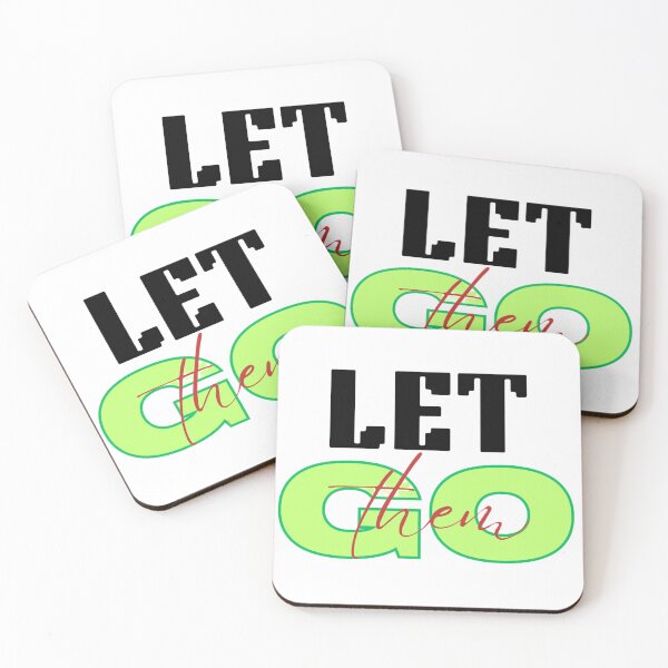 Item preview, Let Them Go — Minimalist Typography designed and sold by Sudheer SketchLab.
