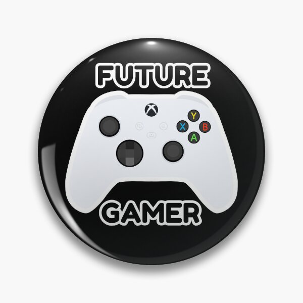 Item preview, Future Gamer White Controller Design – Cute Gaming Art designed and sold by The Home Of Pink Peach.