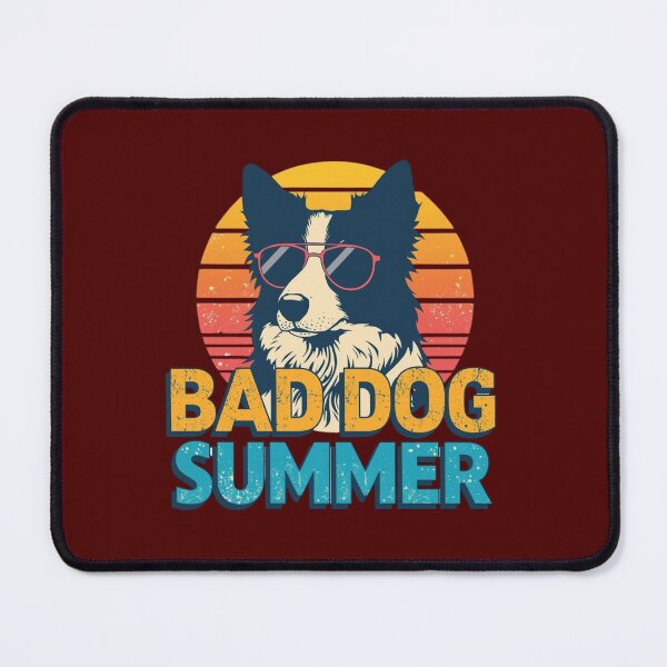 Item preview, Bad Dog Summer - Border Collie designed and sold by kiwioffcuts.