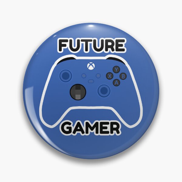 Item preview, Future Gamer Blue Controller Design – Cute Gaming Art designed and sold by The Home Of Pink Peach.