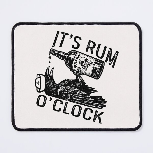 Item preview, It Is Rum O Clock; designed and sold by StickerApe.