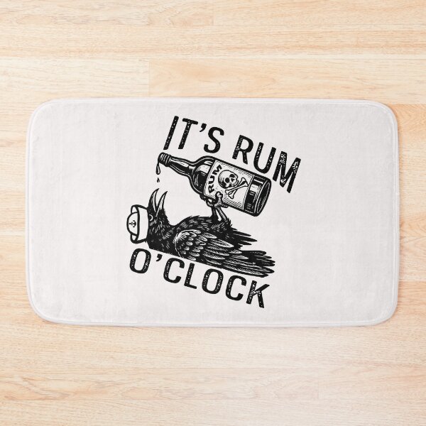 Artikelvorschau, Es ist Rum O Clock; entworfen und verkauft von StickerApe.