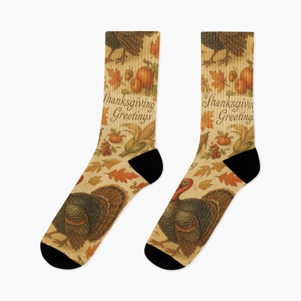 Item preview, vintage Thanksgiving greetings designed and sold by Mauswohn.