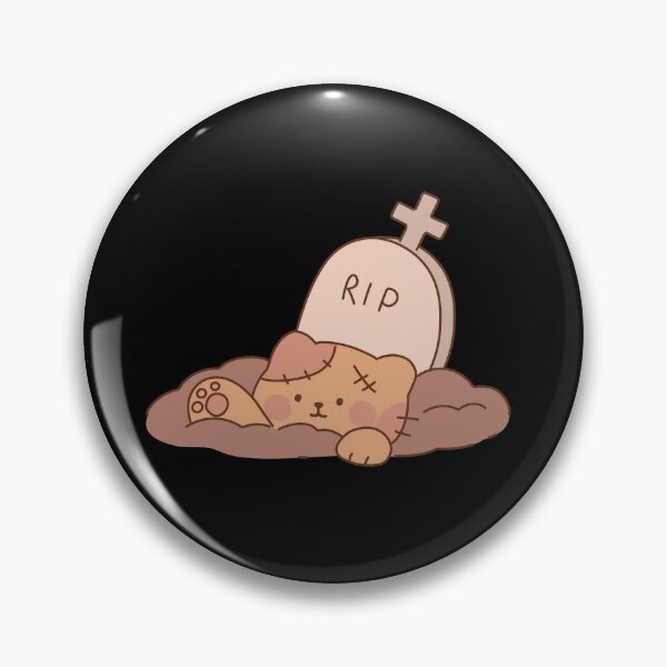 Item preview, Cute Kawaii Zombie Cat Rising From Grave designed and sold by FestivityFinds.