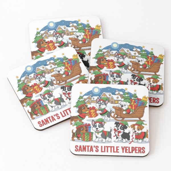 Item preview, Santa's Little Yelpers designed and sold by zoughlal.