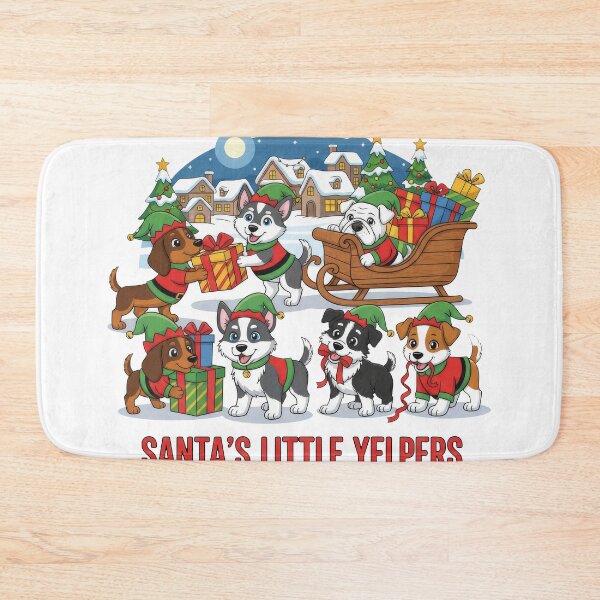 Item preview, Santa's Little Yelpers designed and sold by zoughlal.