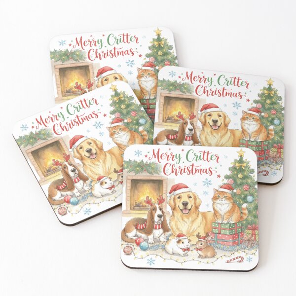 Item preview, Merry Critter Christmas designed and sold by zoughlal.
