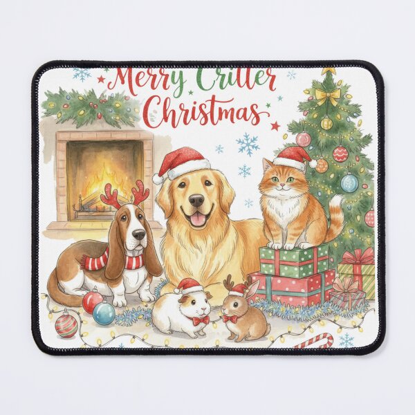 Item preview, Merry Critter Christmas designed and sold by zoughlal.