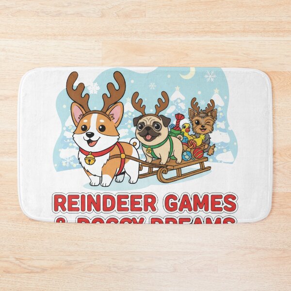 Item preview, Reindeer Games & Doggy Dreams designed and sold by zoughlal.