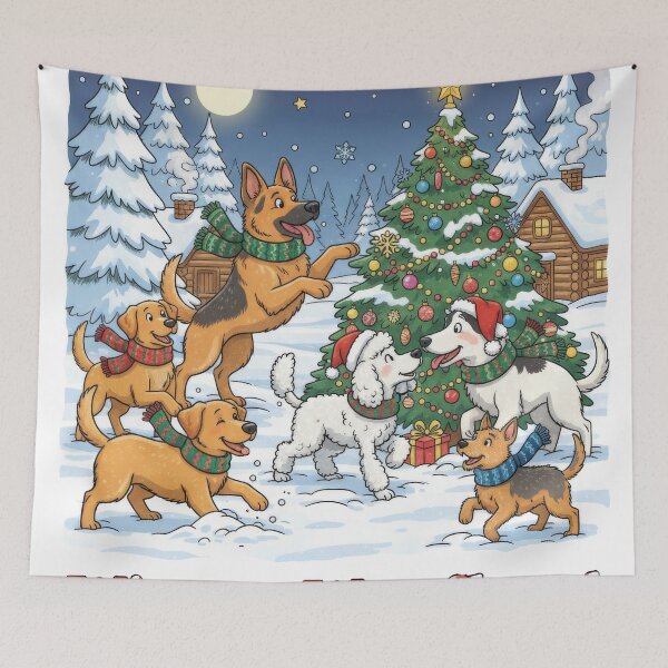 Item preview, Winter Woofland Adventure designed and sold by zoughlal.