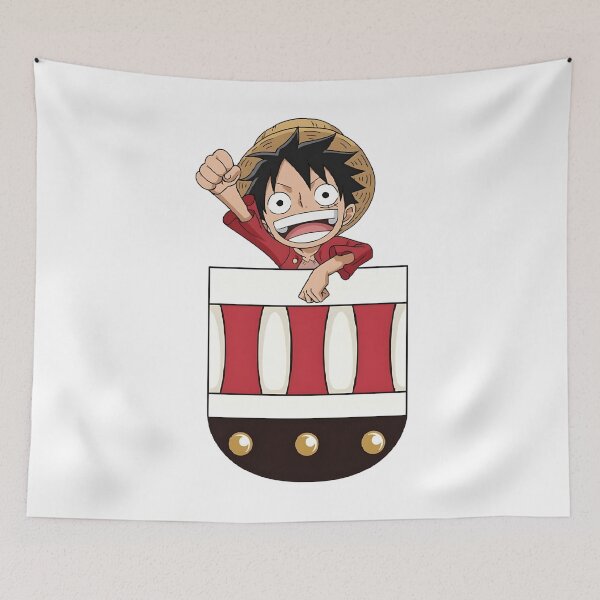 Item preview, Luffy chibi wanted In the pocket designed and sold by abriellaStudios.