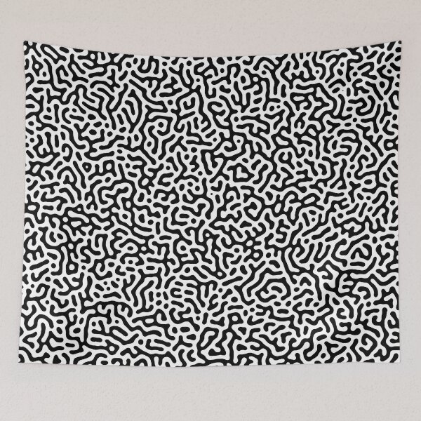 Item preview, Turing pattern Black & White designed and sold by Myowander.