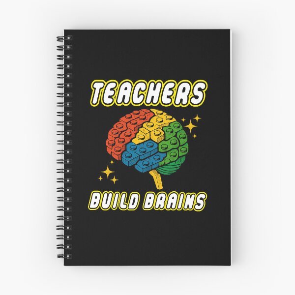 Item preview, Los profesores construyen cerebros construyendo ladrillos designed and sold by BeansHotTees.