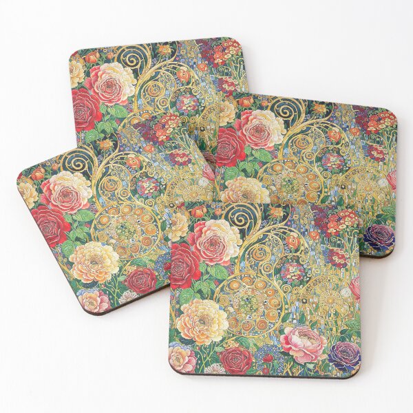 Item preview, Gustav Klimt Ornate Flower Garden designed and sold by maniacfitness.