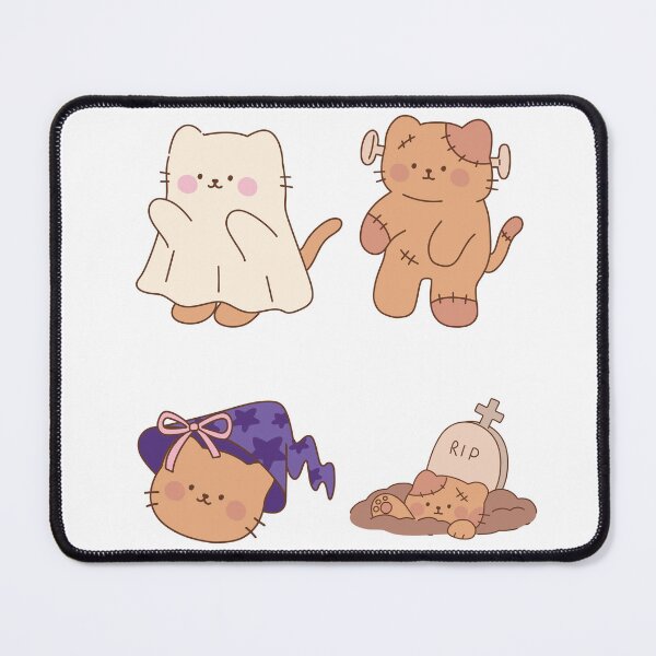 Item preview, Cute Kawaii Halloween Cat Sticker Pack designed and sold by FestivityFinds.