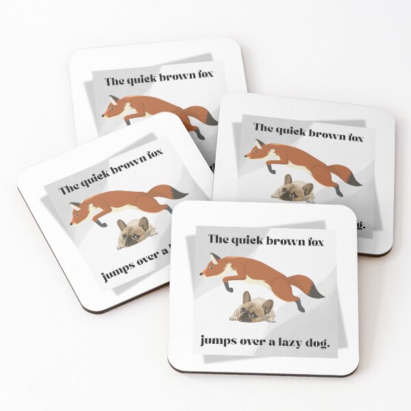 Item preview, Typography Geek A to Z Pangram Classic designed and sold by alice-in-wonder.