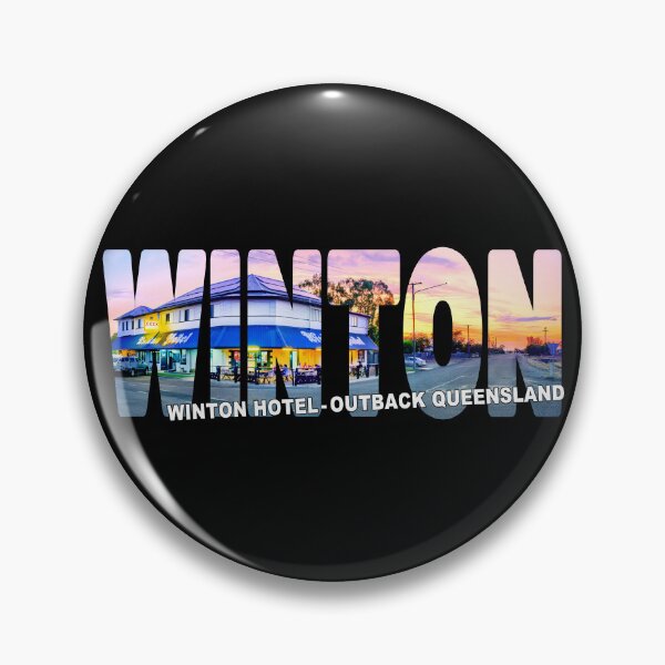 Item preview, WINTON Hotel Outback Queensland - Australia Sunset Glow designed and sold by Adam Gormley.
