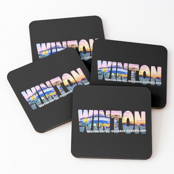 Item preview, WINTON Hotel Outback Queensland - Australia Sunset Glow designed and sold by Adam Gormley.