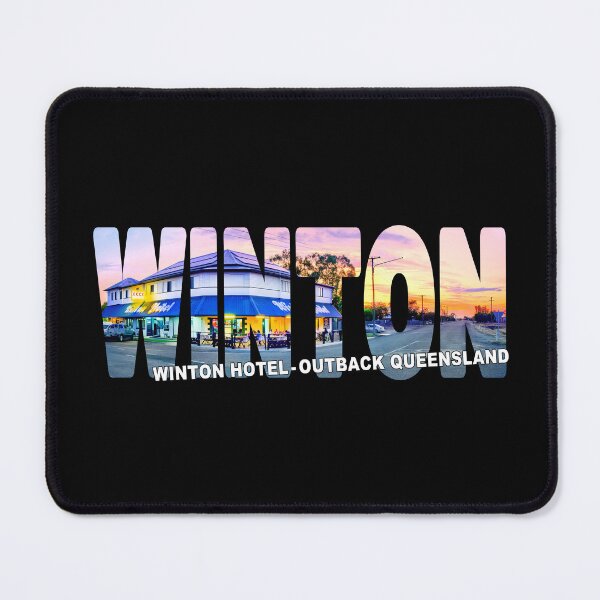 Item preview, WINTON Hotel Outback Queensland - Australia Sunset Glow designed and sold by Adam Gormley.