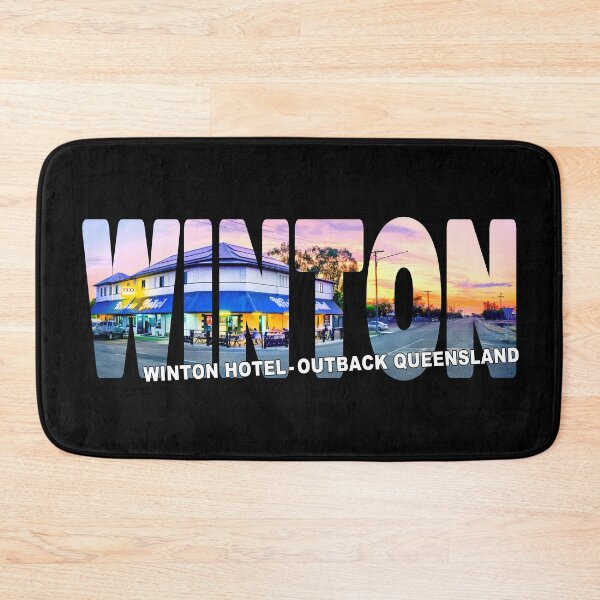 Item preview, WINTON Hotel Outback Queensland - Australia Sunset Glow designed and sold by Adam Gormley.