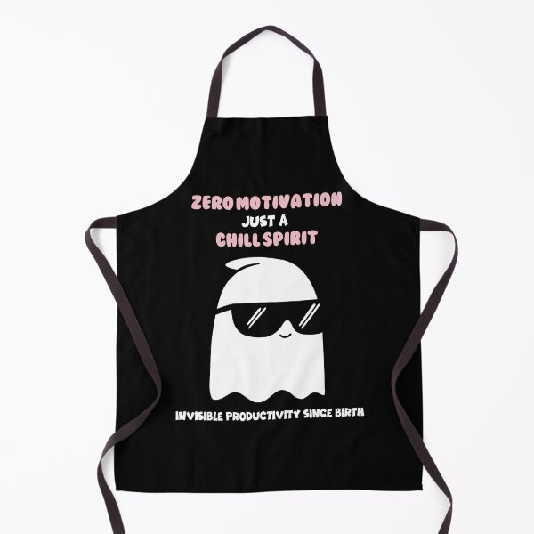 Item preview, Zero Motivation Chill Spirit Funny Ghost T-Shirt designed and sold by FestivityFinds.