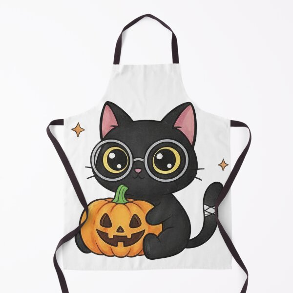 Item preview, Black Cat with Glasses designed and sold by LaiThaiPatterns.