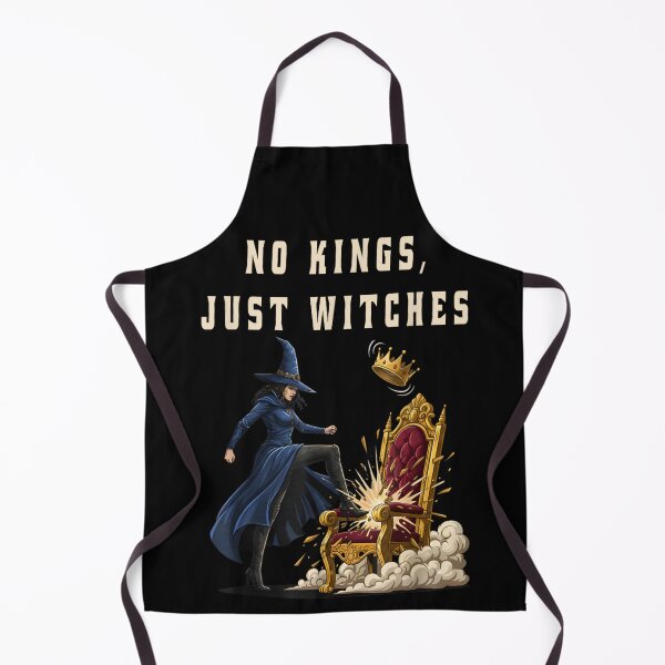 Item preview, Powerful Feminist Witch Kicking Over a Golden Royal Throne designed and sold by TiaraHans.