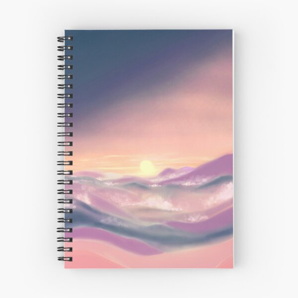 Item preview, Dreamy Sunset Mountains Digital Art designed and sold by The Eva Creation .
