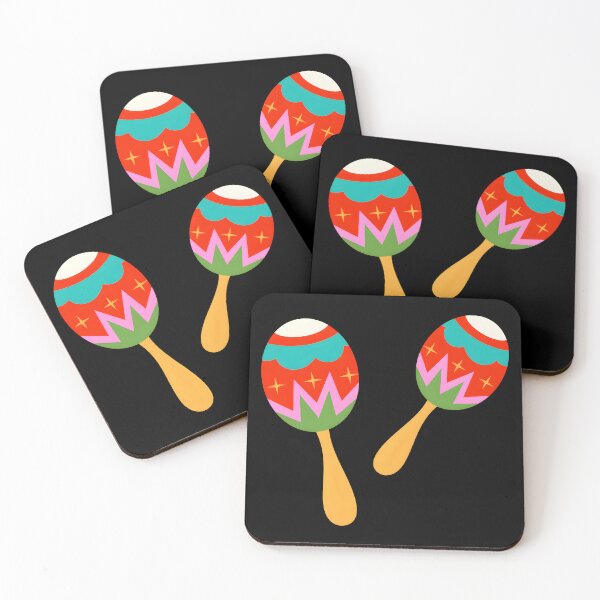 Item preview, Colorful Maracas Sticker – Festive Latin Percussion Instrument Design for Music and Fiesta Lovers designed and sold by FestivityFinds.