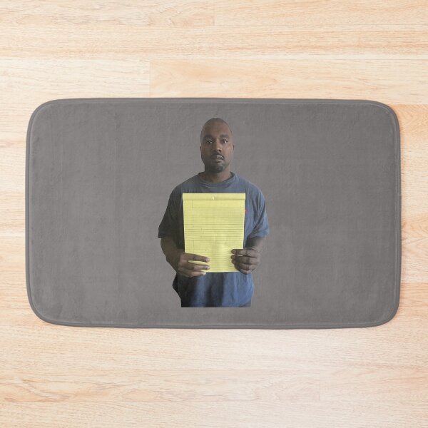 Item preview, KANYE-HOLDING-A-BLANK-PAPER designed and sold by PatriziaSchaub.