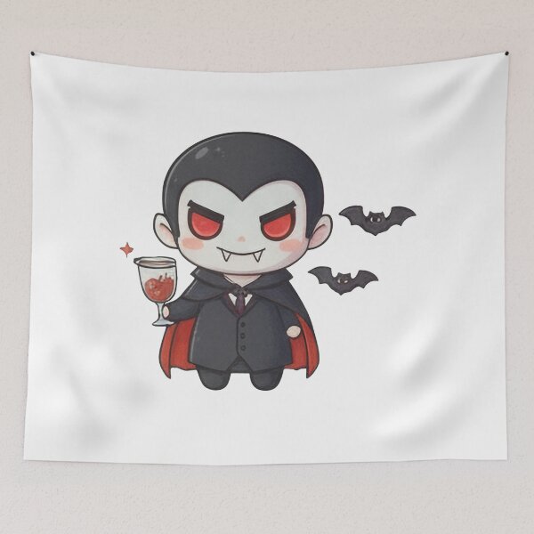 Item preview, Chibi Vampire – Cup of Blood designed and sold by LaiThaiPatterns.