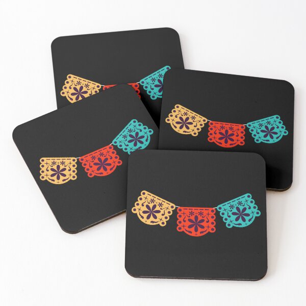Item preview, Colorful Papel Picado Sticker – Mexican Fiesta and Dia De Los Muertos Banner Design designed and sold by FestivityFinds.