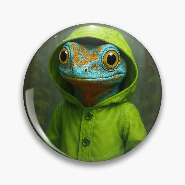 Item preview, Gecko in a Raincoat designed and sold by Tridentulus.