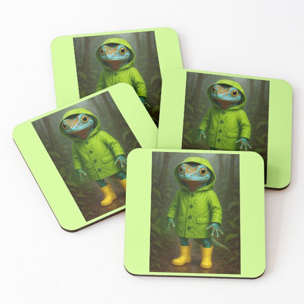 Item preview, Gecko in a Raincoat designed and sold by Tridentulus.