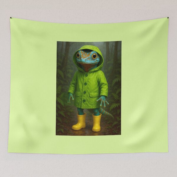 Item preview, Gecko in a Raincoat designed and sold by Tridentulus.