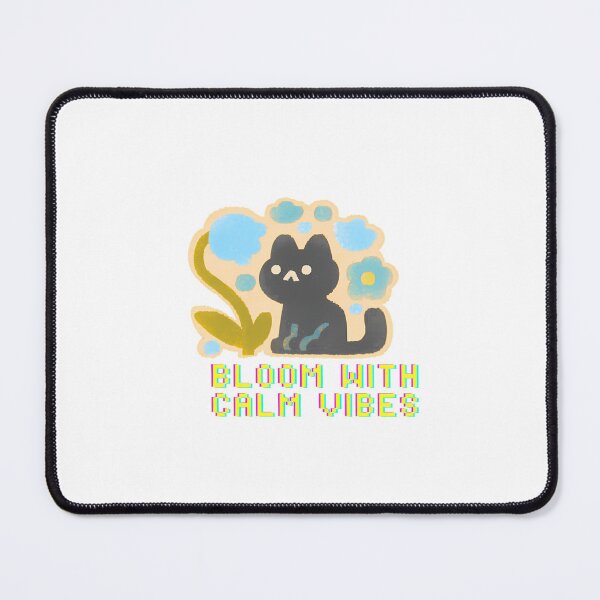 Item preview, Bloom With Calm Vibes Cat designed and sold by RobertWheas.