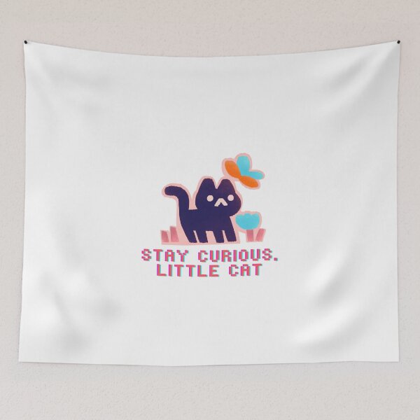 Item preview, Stay Curious Little Cat designed and sold by RobertWheas.