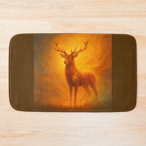 Item preview, Solar Stag – Spirit of Renewal | GeoWild Designs designed and sold by GeoWild Designs.