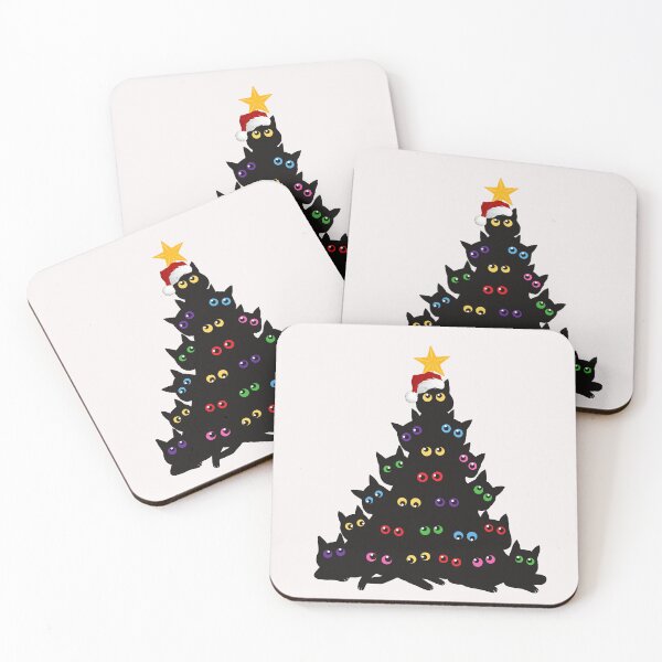 Item preview, Meowy Christmas designed and sold by Playful Strokes pom@pom.