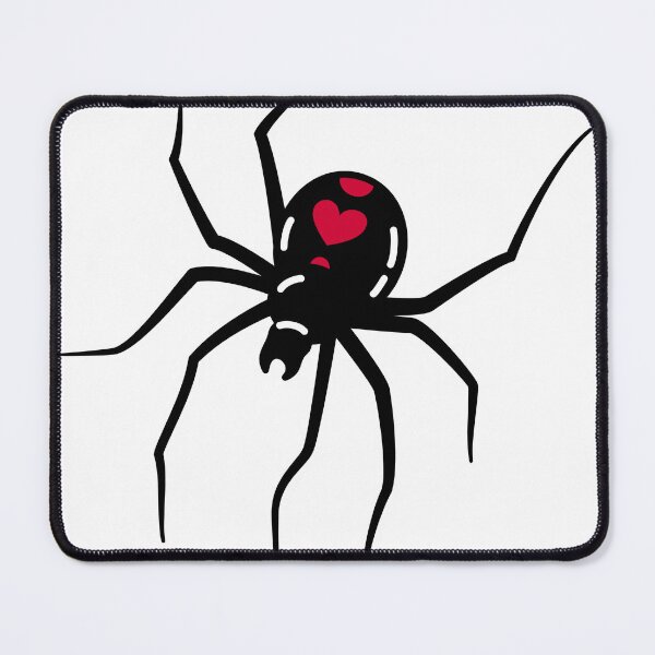 Item preview, Black Spider With Beating Heart Abstract Doodle designed and sold by FestivityFinds.