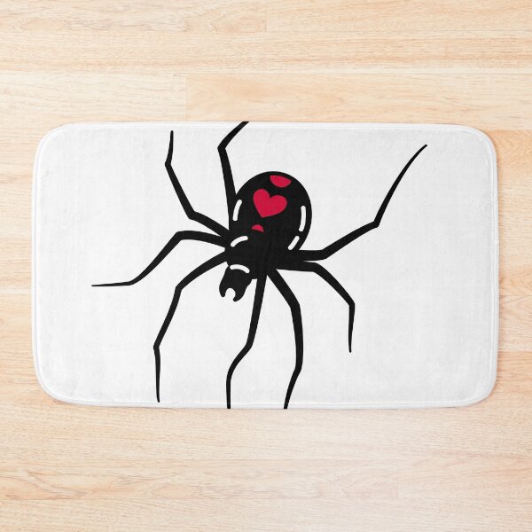 Item preview, Black Spider With Beating Heart Abstract Doodle designed and sold by FestivityFinds.