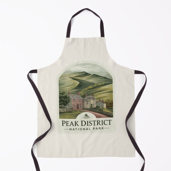 Item preview, Peak District National Park England Vintage Travel Sticker Retro Countryside Village Design designed and sold by Blurbean.