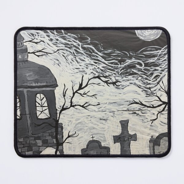 Item preview, gothic cemetery designed and sold by A Broken Tv Production .