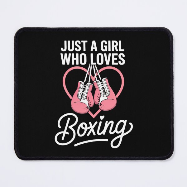 Item preview, Just A Girl Who Loves Boxing Cool Girls Boxing Gloves designed and sold by Sunset4Bones.