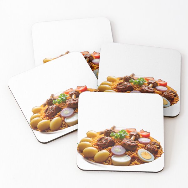 Item preview, Aromatic Spicy Mutton Biriyani – Traditional Indian Royal Feast in a Plate designed and sold by AwesomeDigiShop.