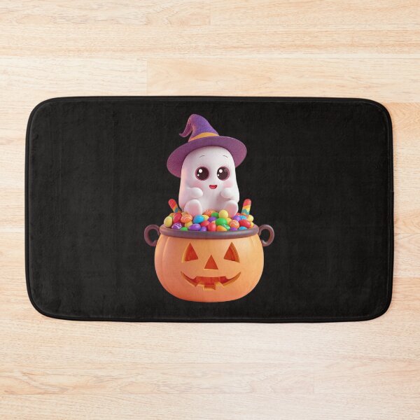 Item preview, Cute Halloween ghost in candy pumpkin designed and sold by champkppwc.